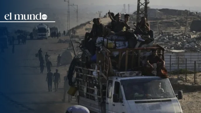 Israel exige evacuación de Gaza y habilita vía temporal para civiles