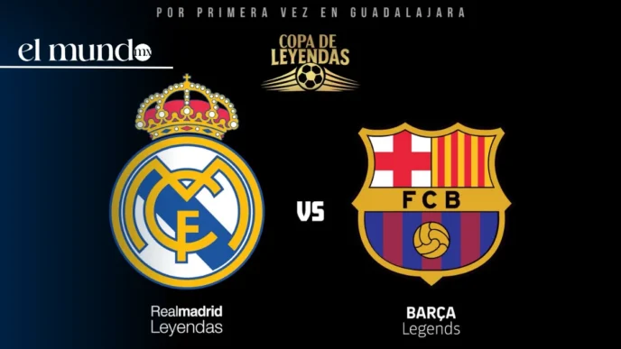 Guadalajara será sede del histórico Clásico de Leyendas: Real Madrid vs. Barcelona