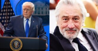 Donald Trump responde a críticas del actor Robert De Niro