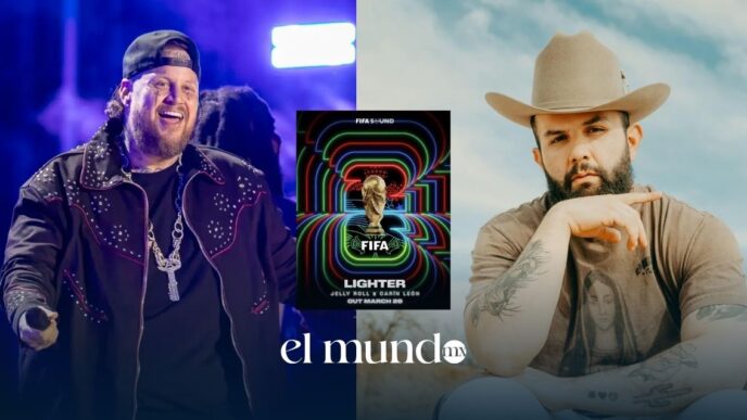 Copa Mundial de la FIFA 2026 lanza su primer sencillo oficial con Jelly Roll y Carín León