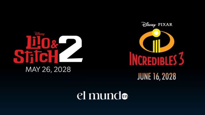 Disney confirma las películas de Los Increíbles 3 y Lilo & Stitch 2 para 2028