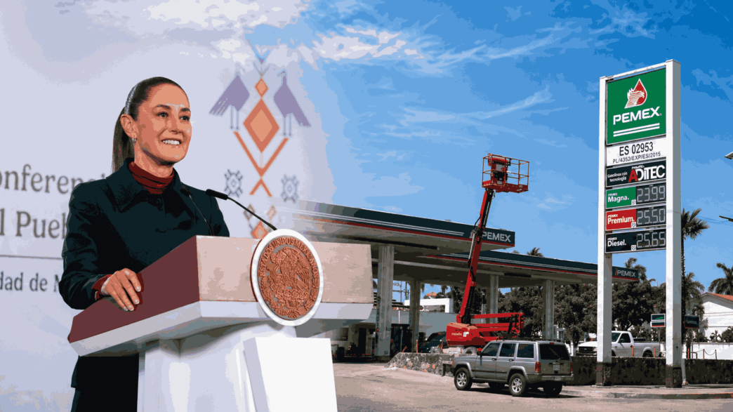 México recorta comisiones bancarias en gasolineras para contener el alza de combustibles. La medida busca aliviar costos ante la presión internacional del petróleo. Aplicará de mayo a octubre de 2026.