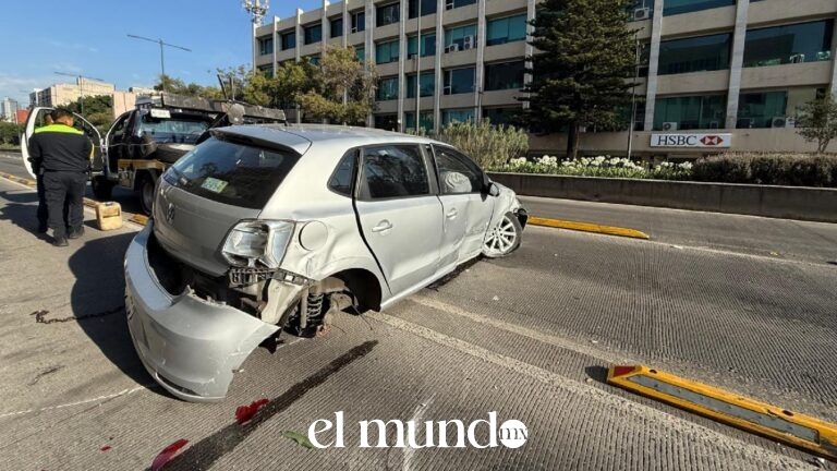 Accidente vial en la colonia Doctores provoca movilización de emergencias y caos vial este sábado