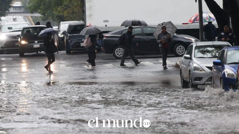 Fuertes lluvias provocan encharcamientos, deslaves y cierre de Viveros en CDMX y Edomex