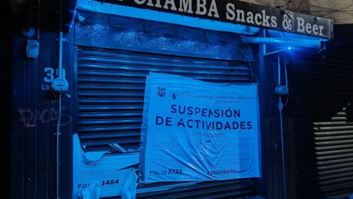 Clausuran dos establecimientos tras operativo La Noche es de Todos en CDMX