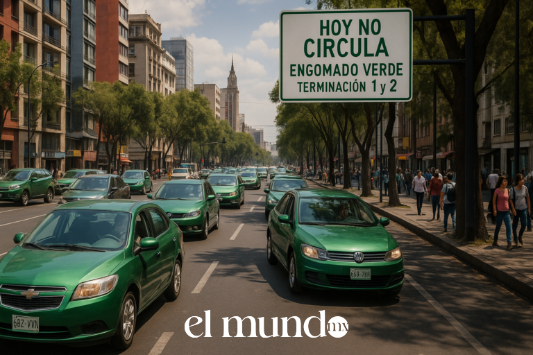 Hoy No Circula CDMX jueves 21 mayo 2026: placas, horario y multas Hoy No Circula jueves 21 mayo: placas y horario