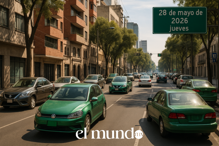 Hoy No Circula: placas 1 y 2 descansan hoy jueves
