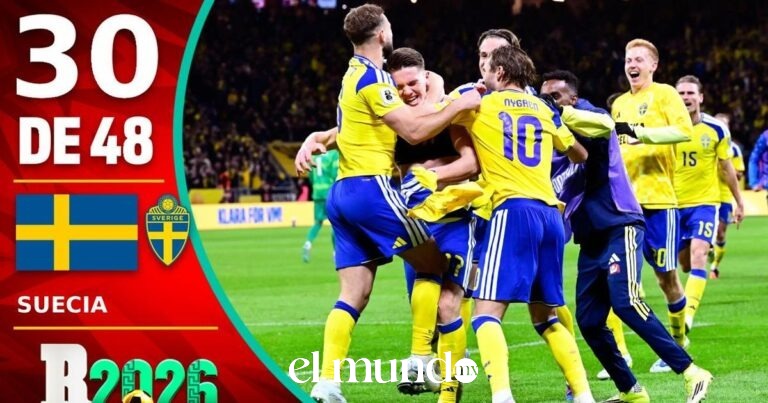 Suecia vuelve al Mundial 2026: así clasificó y quiénes lideran su convocatoria