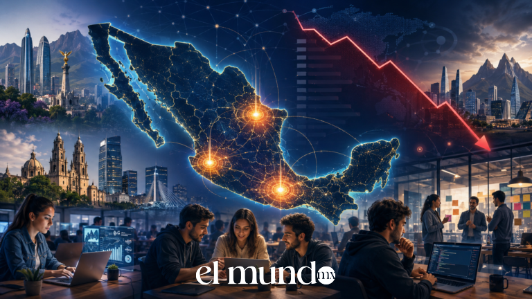 Ciudad de México, Guadalajara y Monterrey concentran el ecosistema de startups en México mientras el país cae en ranking global