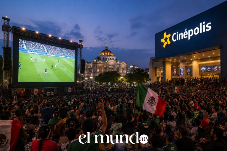 Dónde ver los partidos del Mundial 2026 gratis en CDMX: Cinépolis y sedes públicas Dónde ver los partidos del Mundial 2026 gratis en CDMX Cinépolis y sedes públicas