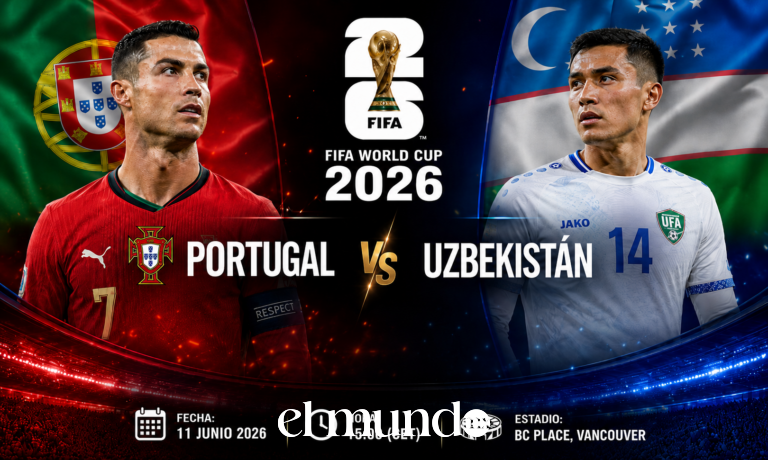 Portugal 5-0 Uzbekistán: Resultado | Mundial 2026 Portugal vs Uzbekistán EN VIVO Group Stage - 2 Mundial 2026