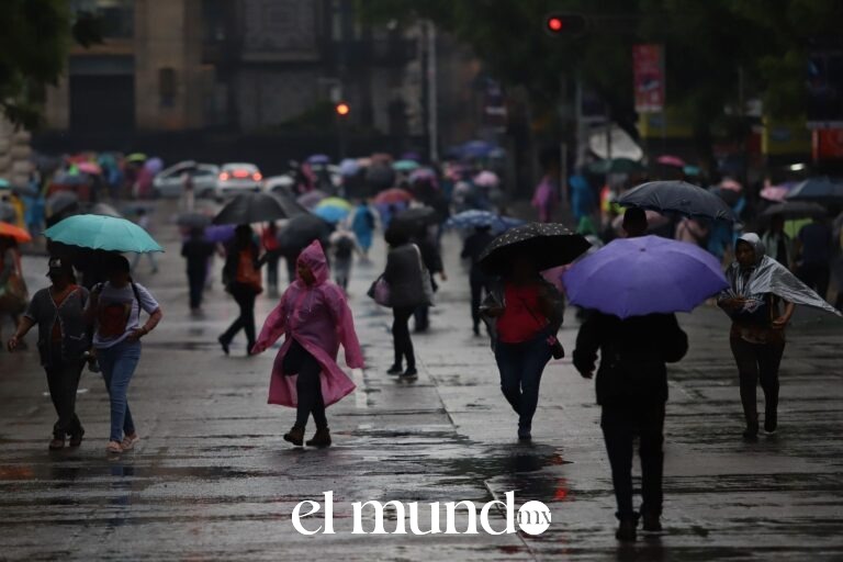 Activan Alerta Amarilla en CDMX por lluvia fuerte con granizo y vientos intensos