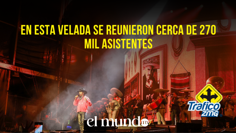 Concierto gratuito de Alejandro Fernández convoca a más de 270 mil personas en Guadalajara durante el Mundial 2026