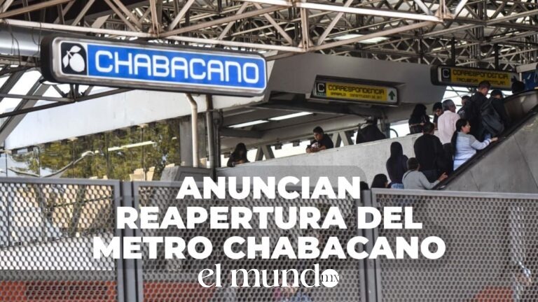 Estación Chabacano del Metro abre este 23 de junio tras trabajos para el Mundial Estación Chabacano del Metro abre este 23 de junio tras trabajos para el Mundial