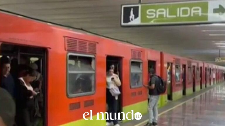 Tren detenido en estación Coyoacán genera retrasos en la Línea 3 del Metro
