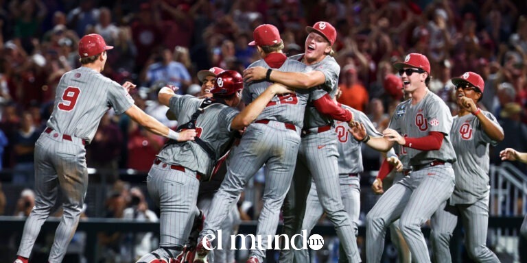 Oklahoma se corona campeón nacional de beisbol colegial con victoria contundente sobre North Carolina