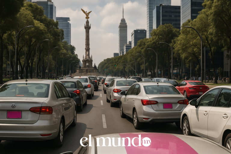 Hoy No Circula CDMX: placas 7 y 8, engomado rosa no circulan este martes 9 de junio 2026 Hoy No Circula CDMX: Placas 7 y 8 Descansan Hoy