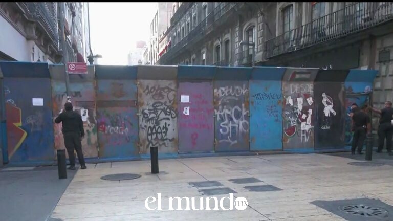 SSC retira parte de las vallas metálicas en corredor Madero tras protesta de comerciantes