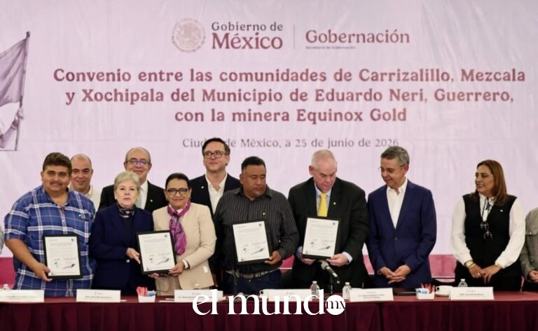 Gobierno federal pacta con comunidades de Guerrero la reanudación de operaciones mineras en Eduardo Neri