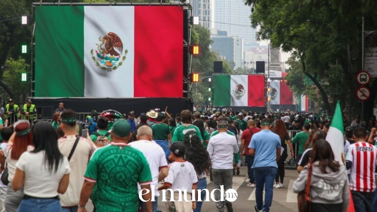 Más de un millón de aficionados acudieron a ver el partido México vs Inglaterra en puntos de la CDMX