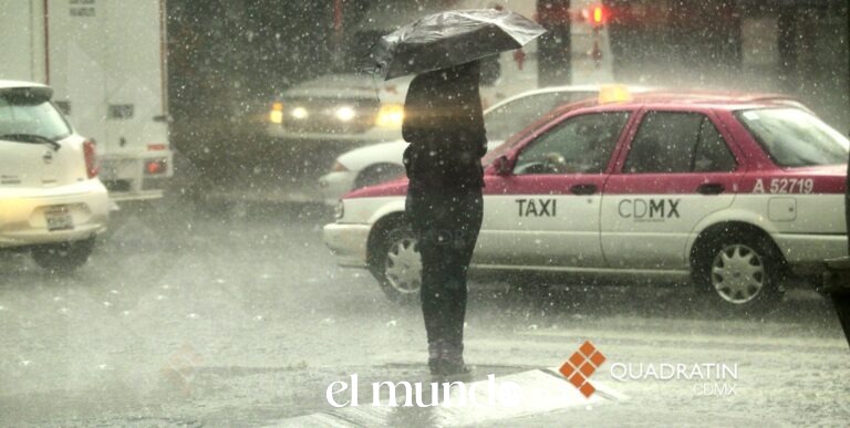 Protección Civil activa Alerta Roja en Cuajimalpa por lluvia intensa y granizo