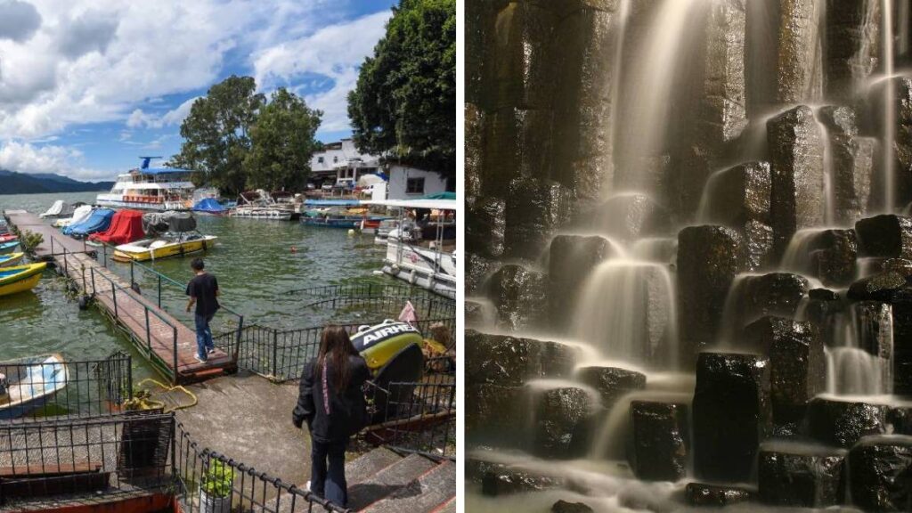 10 destinos naturales cerca de CDMX para vacaciones de verano 2026 Paisaje natural con lago rodeado de bosques de coníferas, destino turístico cerca de la Ciudad de México ideal para vacaciones de verano