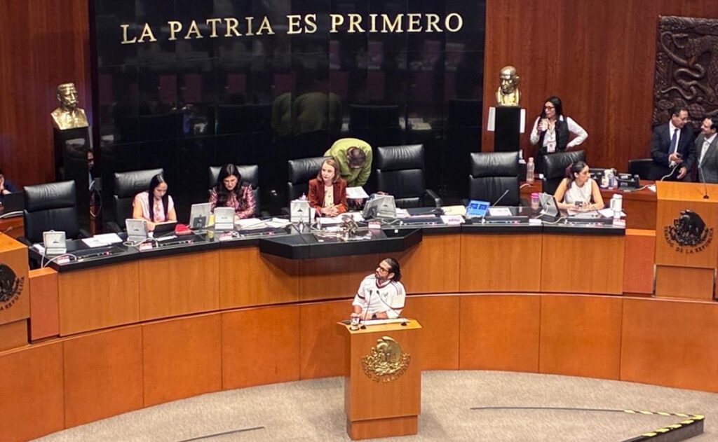 Legisladores de la Comisión Permanente del Congreso de la Unión guardan minuto de silencio en memoria de víctimas de violencia