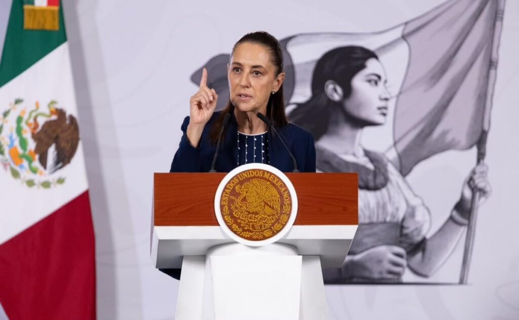 Sheinbaum rechaza series que hacen apología del narcotráfico Claudia Sheinbaum durante su conferencia matutina en Palacio Nacional criticando series que glorifican el narcotráfico