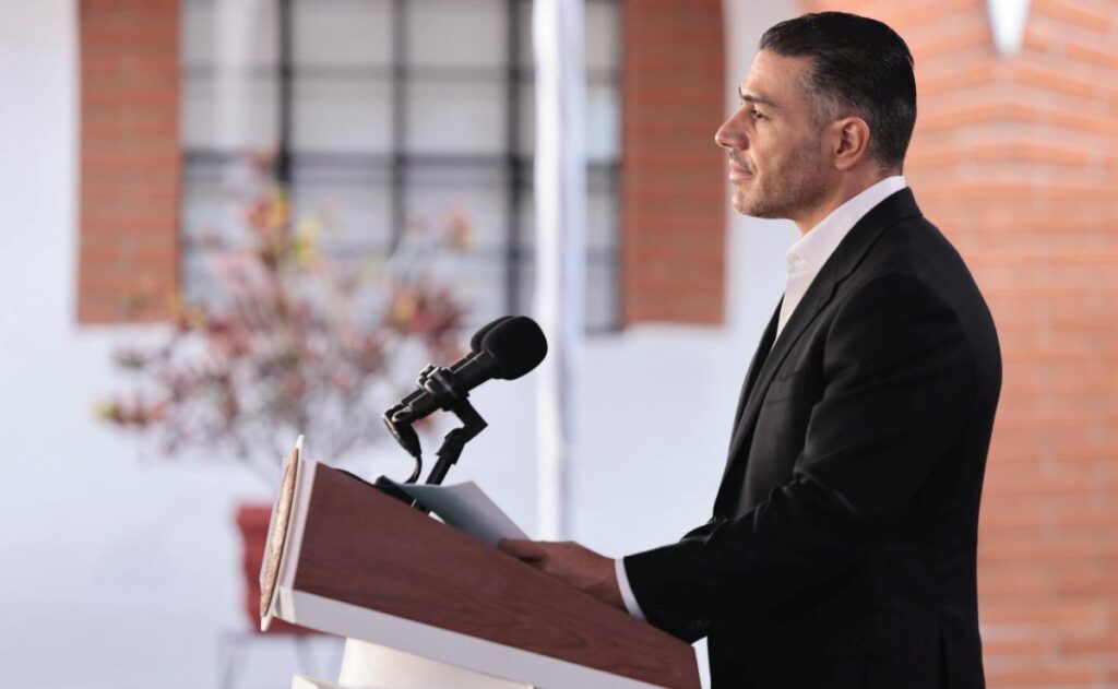 UIF ya había denunciado a sancionados por EU contra red del CJNG Omar García Harfuch, titular de la SSPC, en conferencia de prensa sobre acciones contra el CJNG