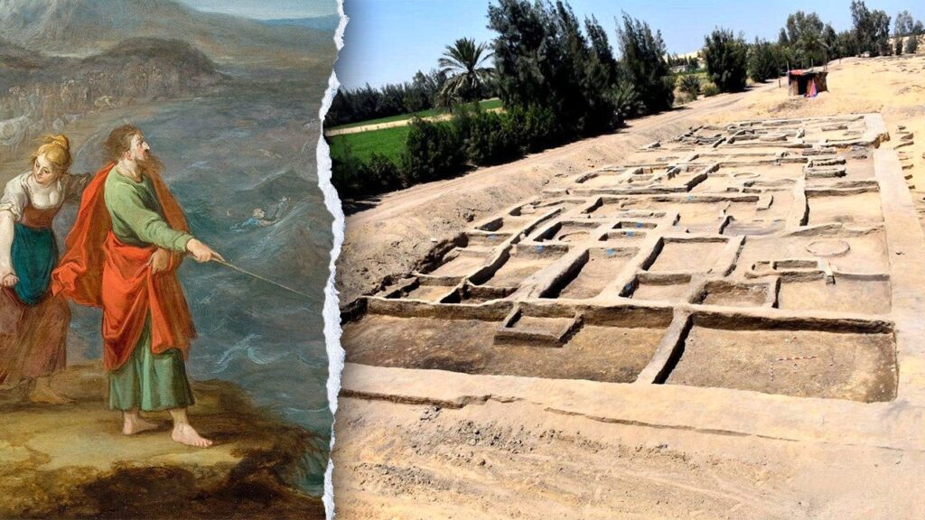 Sitio arqueológico de Tell el-Koua en Egipto donde se descubrió asentamiento de la era del Éxodo bíblico