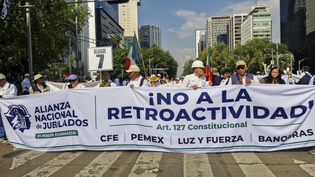 Manifestación de jubilados del ISSSTE en la alcaldía Miguel Hidalgo provoca bloqueos viales en CDMX este 29 de julio de 2026