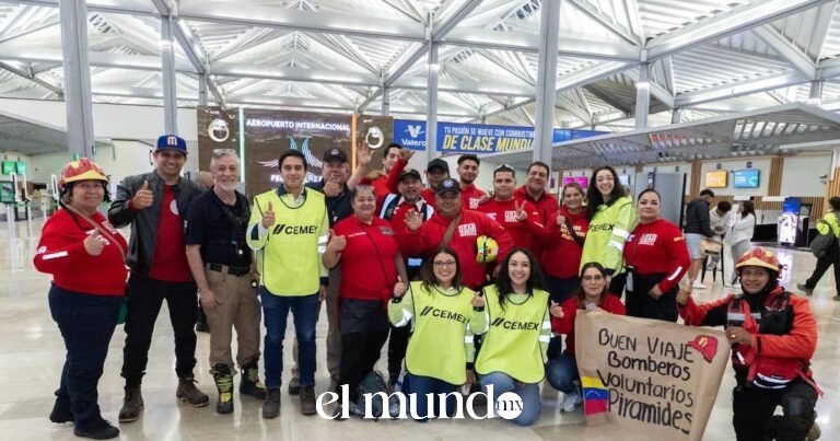 México envía contingente de 140 rescatistas y nueve binomios caninos a Venezuela tras terremotos devastadores