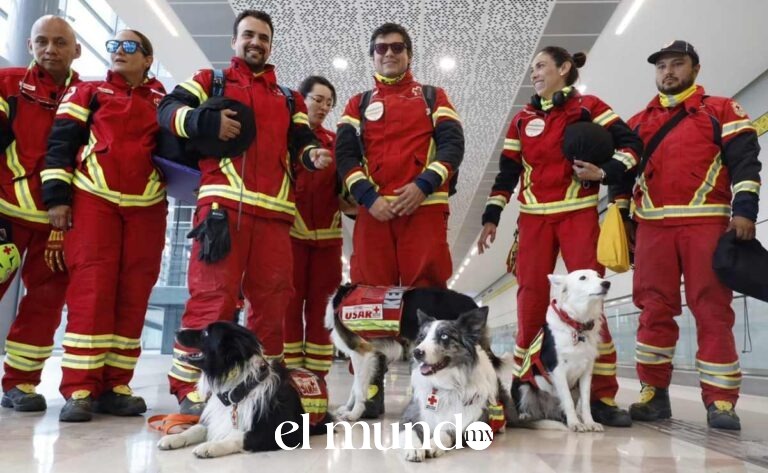 Rescatistas mexicanos regresan a territorio nacional tras misión humanitaria en Venezuela