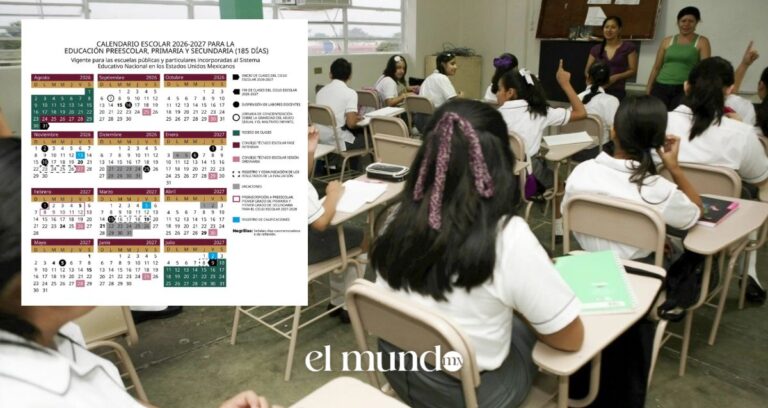 Calendario SEP 2026-2027: ¿Cuándo regresan a clases y cuáles son los puentes y vacaciones?