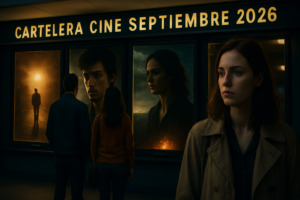 Cartelera de cine en México con estrenos de septiembre 2026 incluyendo thrillers coreanos y documentales musicales