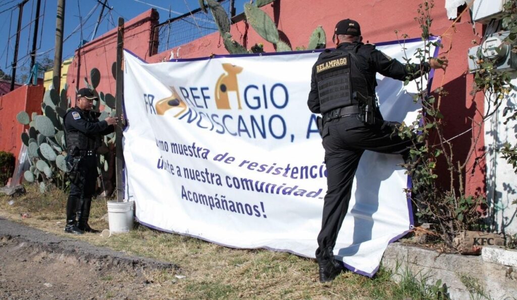 Instalaciones del Refugio Franciscano, santuario animal en el Estado de México involucrado en disputa legal con la Fundación Haghenbeck