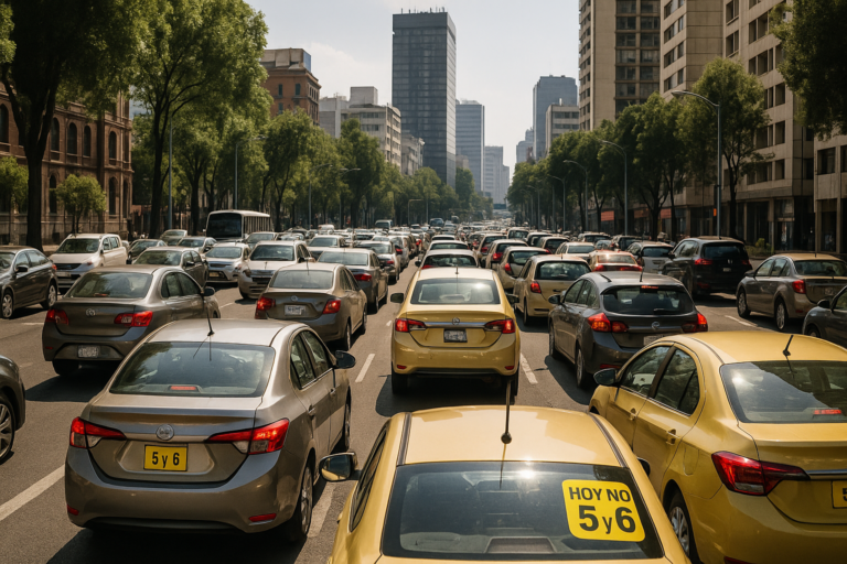 Hoy No Circula CDMX: Placas 5 y 6 descansan este lunes 10 de agosto 2026 Hoy No Circula CDMX: Placas 5 y 6 | Lunes 10 Agosto